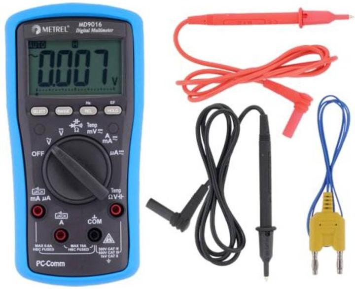 Image du produit Metrel Multimètre portable numérique MD 901 (CAT II 1000V, CAT III 600V)