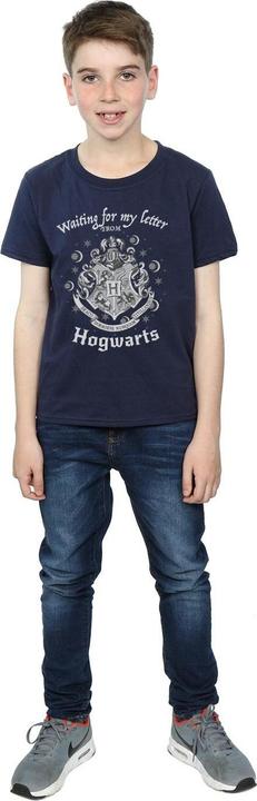 Actual product image Boys Waiting For My Letter Hogwarts Cotton T-Shirt (152, 158)