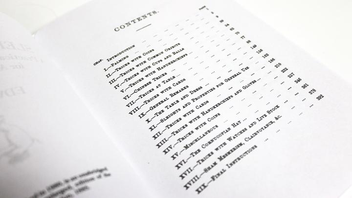 Nährwerte und Zutaten Sleight of Hand (Englisch, Erwin Sachs)