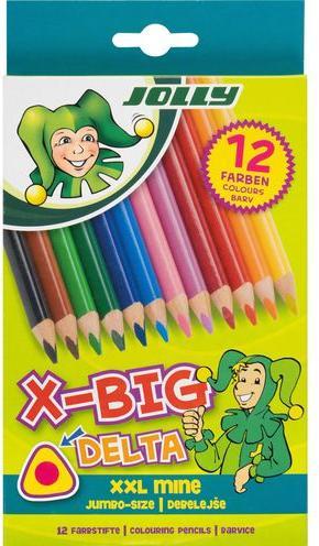 Jolly Coloured pencils 3399-0001 Multicoloured 5.5 mm (Assorted colours, 12 x)