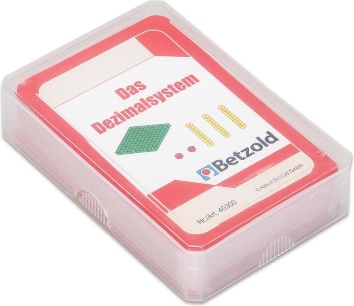 Image du produit Betzold Le système décimal - Jeu de cartes pour le cylindre magique (Allemand)
