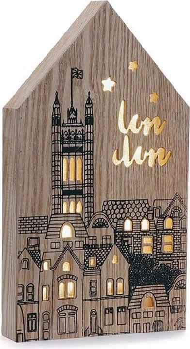 Produktbild Natura Punto Leuchtdekoration London, beleuchtete Häuser, Schrift, 3,5 x 30 x 17cm
