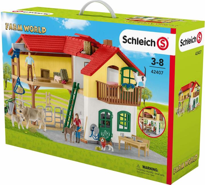 Produktbild Schleich Farm mit Stall und Tieren