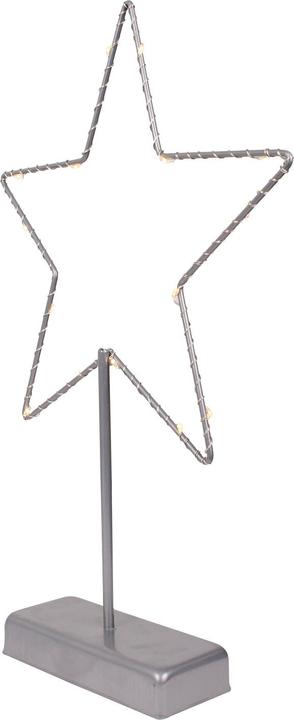Actual product image Mojawo LED Metal Star with Stand 15 LED's