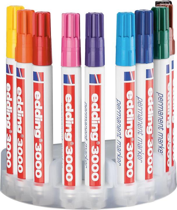 Actual product image Edding Permanent Marker 3000 (Multicoloured, 3 mm, 10 x)