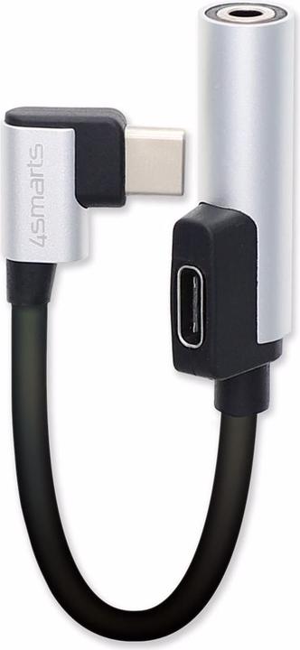 Immagine prodotto 4smarts Adattatore da USB-C a USB-C e jack da 3,5 mm (USB tipo C, 3,5 mm)