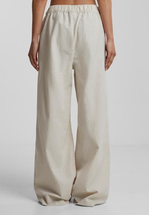 Actual product image Urban Classics Ladies Linen Mixed Wide Pants - 161183 (L)