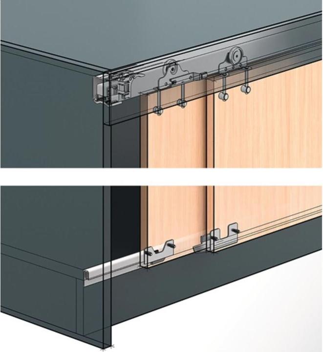 Image du produit Hettich Garniture complète TOP Line 1 1-3 portes