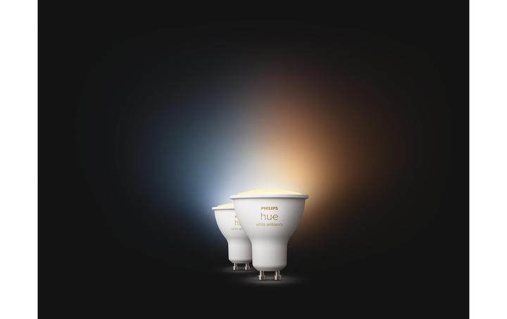 Immagine prodotto Philips Hue Tonalità Bianco Ambiente BT (GU10, 5 W, 350 lm, 2 x, G)