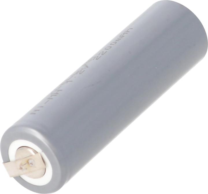Produktbild AccuCell Akku HHR2200 Mignon AA Zelle mit Lötfahne in U-Form (1 Stk., AA, 2200 mAh)