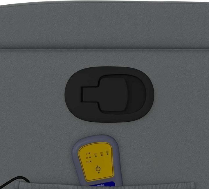 Image du produit VidaXL Fauteuil de massage gris similicuir,Couleur : gris,Matériaux