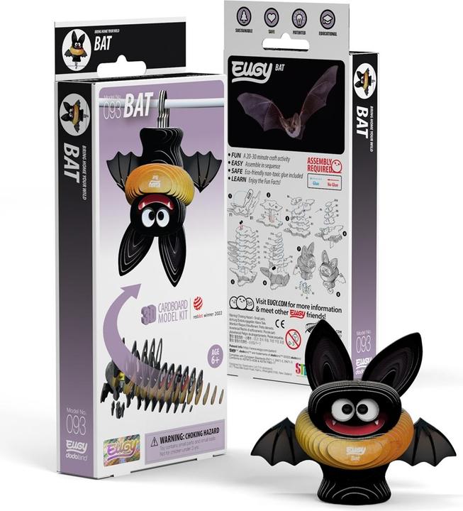 Produktbild Eugy 3D Bastelset Fledermaus (MQ6) (7 Teile)