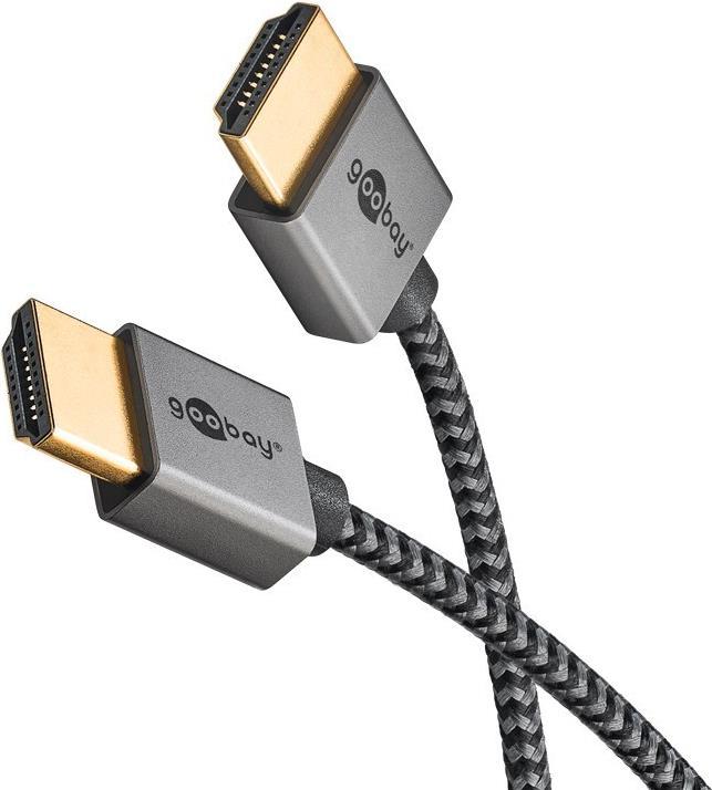 Produktbild Goobay Slim High-Speed-HDMI-Kabel mit Ethernet (3 m, HDMI)