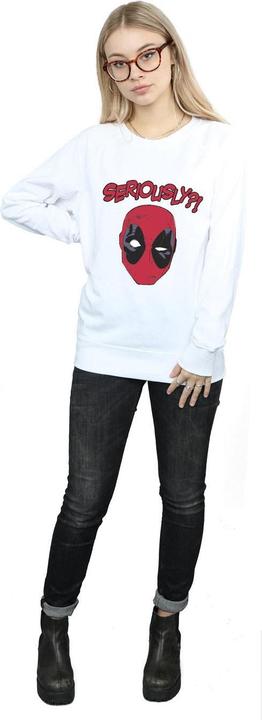 Actual product image Womens/Ladies Deadpool Seriously Sweatshirt (L)