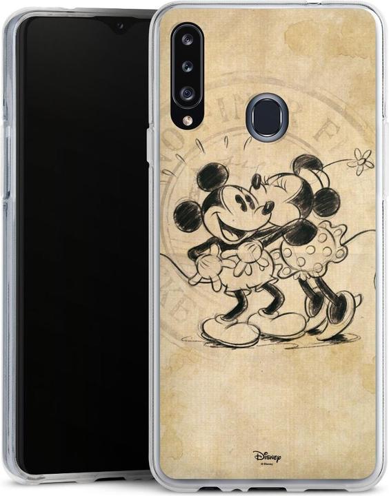 Produktbild DeinDesign Silikon Hülle für Samsung Galaxy A20s Handyhülle Case Smartphone Schutzhülle Mickey Mouse Minnie (Samsung Galaxy A20s)