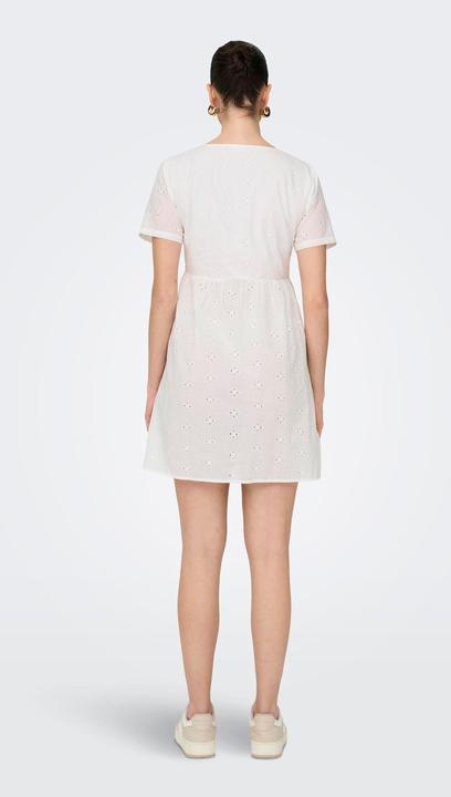 Produktbild JdY Normal geschnitten V-Ausschnitt Voluminöser Armschnitt Midikleid Kleid (XS)