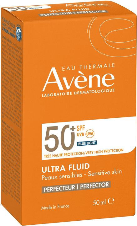 Produktbild Avène Ultra Fluid Perfector (Sonnencreme Gesicht, SPF 50+, 50 ml, 69 g)