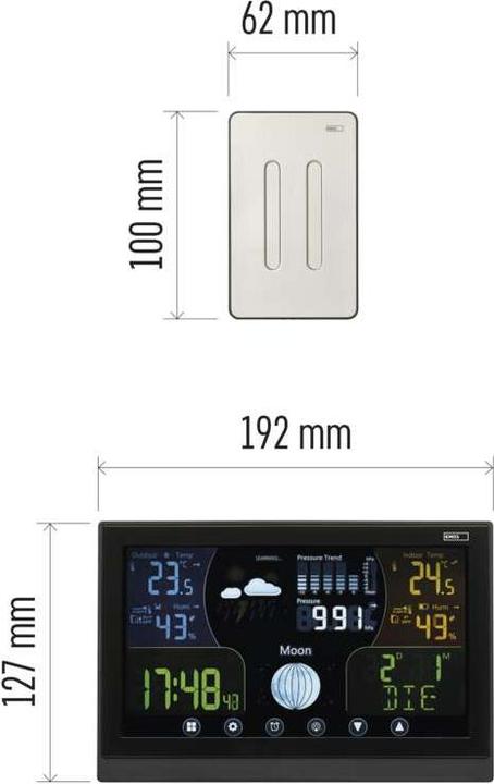Immagine prodotto Emos Stazione meteo wireless E6018