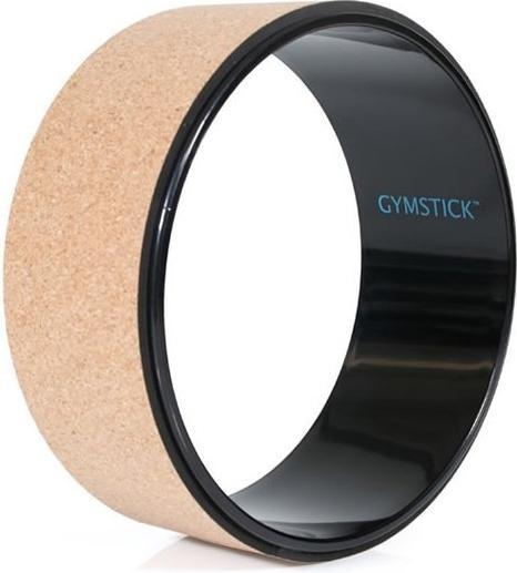 Actual product image Gymstick Yoga Wheel with cork surface