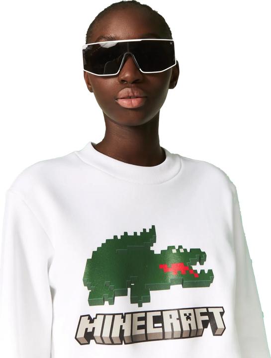 Actual product image Lacoste Unisex Adult Minecraft Long-Sleeved Sweatshirt (L)