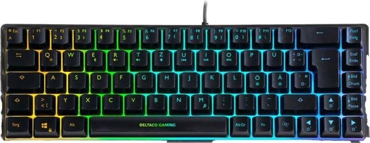Immagine prodotto Deltaco DK240 mini tastiera da gioco 60% trasparente (DE, Cablato)