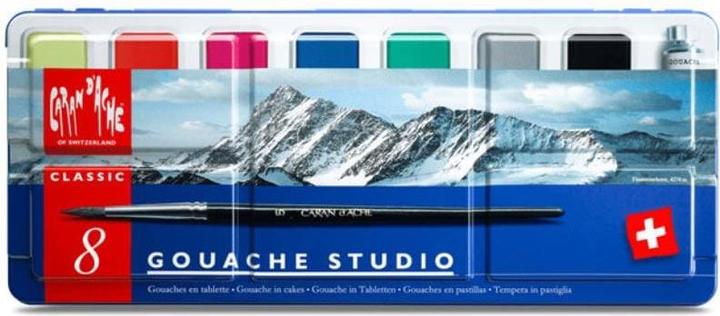 Image du produit Caran d'Ache Gouache Studio Tabletten Metallschachtel (Multicolore)