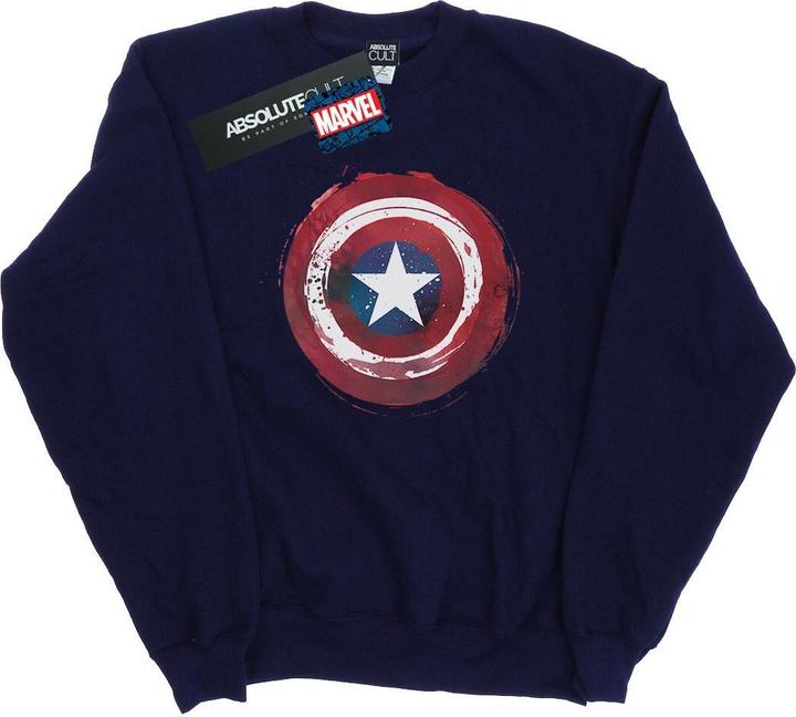 Captain America Splatter Shield Sweatshirt