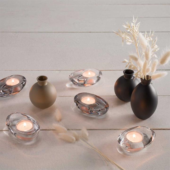 Immagine prodotto Leonardo Porta tealight Casolare, vetro, trasparente, 6 pezzi (Ø 10 x 3 cm)