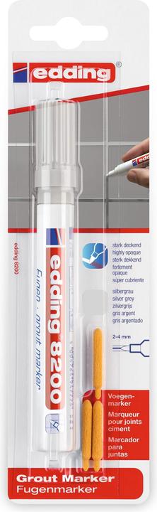 Immagine prodotto Edding Marcatore di giunzione 8200 (Argento, Grigio, 4 mm, 1 x)