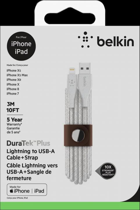 Immagine prodotto Belkin DuraTek Plus Cavo Lightning / USB-A 3m (3 m)