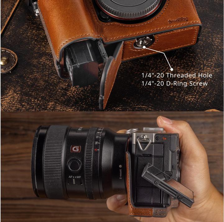 Image du produit SmallRig 5015 Camera Leather Case Kit for Sony Alpha 7C II / Alpha 7CR (Kamera Bereitschaftstasche)