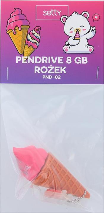 Immagine prodotto Setty Pendrive 8GB IceCream PND-02 (8 GB)