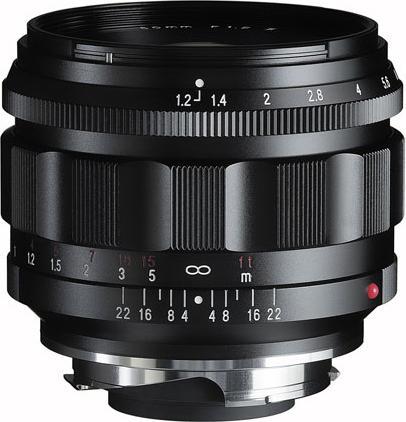Produktbild Voigtländer Nokton 50mm / 1.2 VM asph. II schwarz (C-Mount)