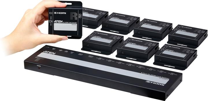 Produktbild Aten 8-Port 4K HDMI Cat 6 Splitter with 8 Receiver