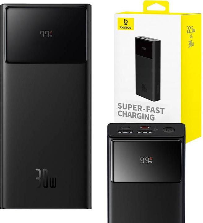 Produktbild Baseus Powerbank Star-Lord 20000mAh, 30W (black) (20000 mAh, 74000 Wh)