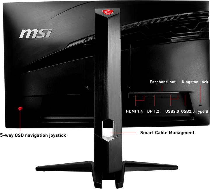 Produktbild MSI 27 L Optix MAG271CP-064 144Hz | 9S6-3FA64T-064 (1920 x 1080 Pixel, 27")