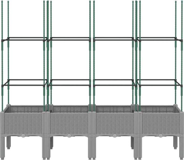 Immagine prodotto VidaXL Pflanzkübel mit Rankgitter PP