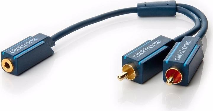 Adaptateur MP3 en Y (0.10 m, Jack 3,5 mm (AUX), RCA)