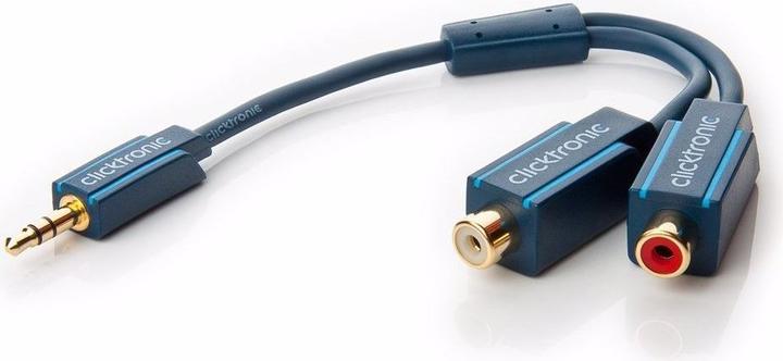 Image du produit Goobay Adaptateur Y MP3 (0.10 m, Jack 3,5 mm (AUX), RCA)