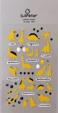 Image du produit Susy Card Autocollants décoratifs avec des dinosaures