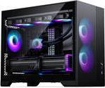 Actual product image Phanteks PHANTKES XT M3 PC-Gehäuse, Mini-Gehäuse, mATX, Tempered Glass - schwarz (ATX)