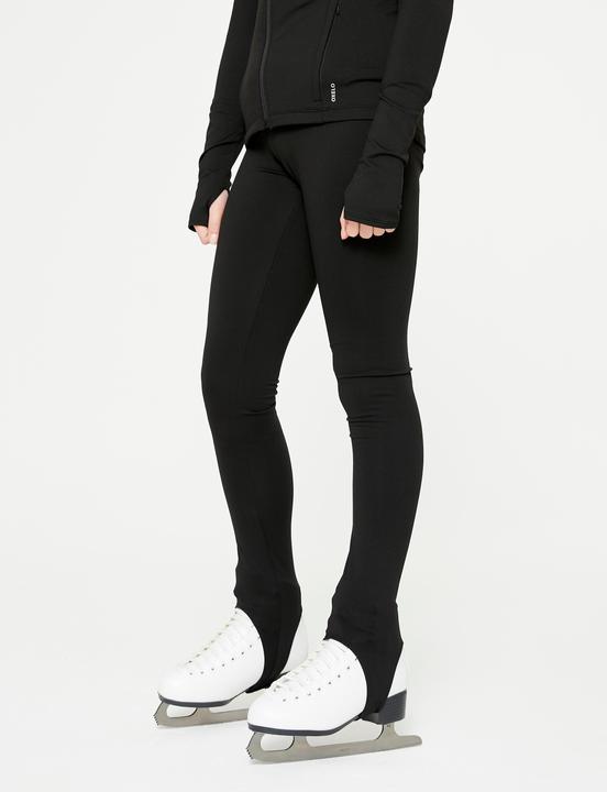 Actual product image Axelys Kids' Figure Skating Training Leggings - Black (8, 9, 10)