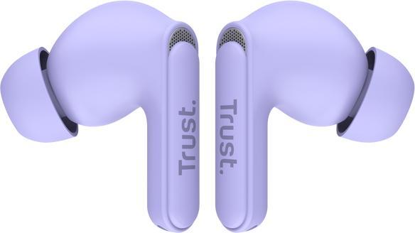 Produktbild Trust Yavi Bt Enc Earbuds Purple (ANC, 23 h, Kabellos)