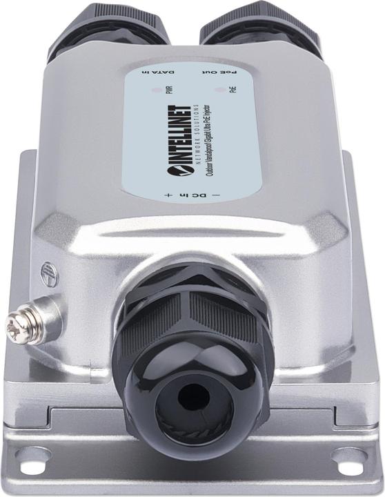 Image du produit Intellinet Injecteur Outdoor Gigabit Ultra PoE avec protection anti-vandalisme (802,3bt (PoE+++), 802,3at (PoE+), 802.3af (PoE), 60 W)