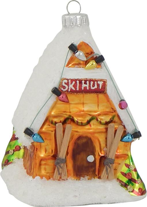Krebs Glas Lauscha Ski Hütte Weihnachtsbaumschmuck (1 -teilig)