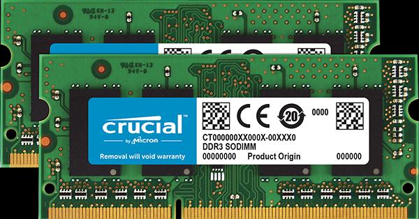 Produktbild Crucial Desktop Memory (2 x 4GB, 1600 MHz, DDR3L-RAM, DIMM)