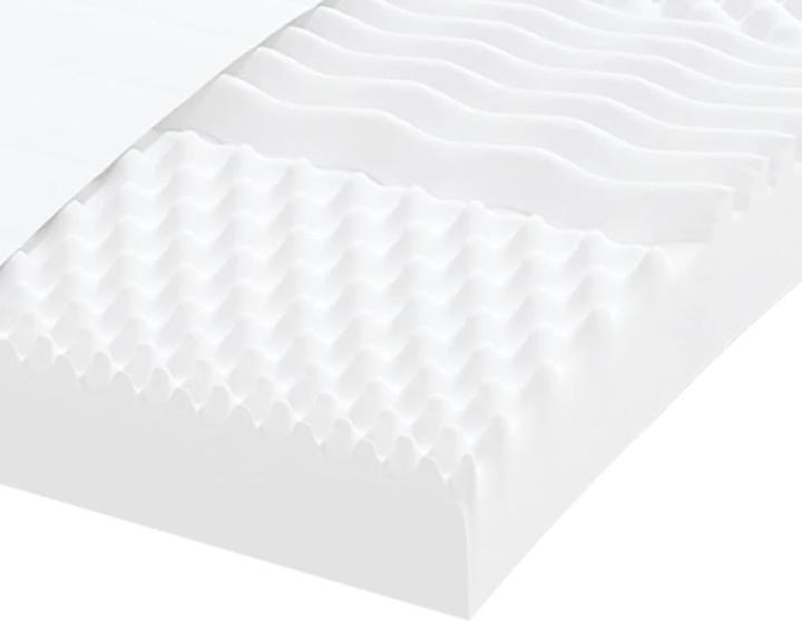 Immagine prodotto VidaXL Schaumstoffmatratze 140 x 210 cm 7-Zonen Härtegrad 20 ILD (140 x 210 cm, Nucleo di schiuma)