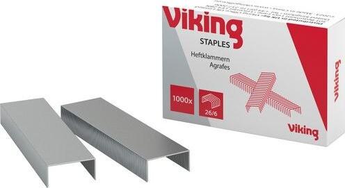 Actual product image Office Depot Staples OD 26/6 metal chrome (1000 x)