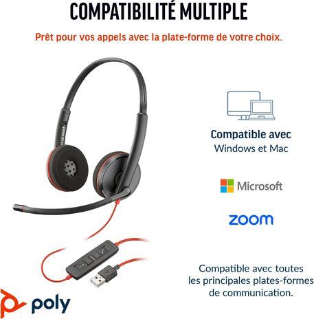 Produktbild Poly BW 3220 USB-C HS +USB-C/A (Kabelgebunden, USB-A)