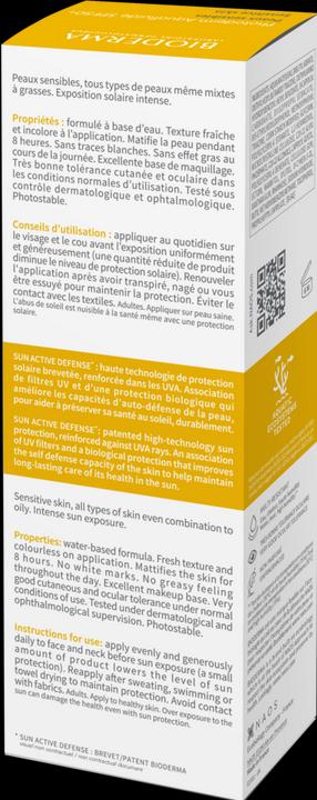 Valori nutrizionali e ingredienti Bioderma Photoderm Aquafluide SPF50+ (Crema solare viso, SPF 50, 40 ml, 15 g)